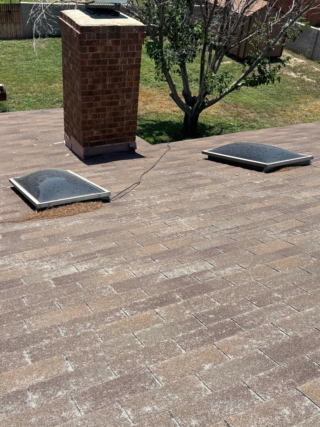 Composition shingle roof installation on a Huntington Beach home
