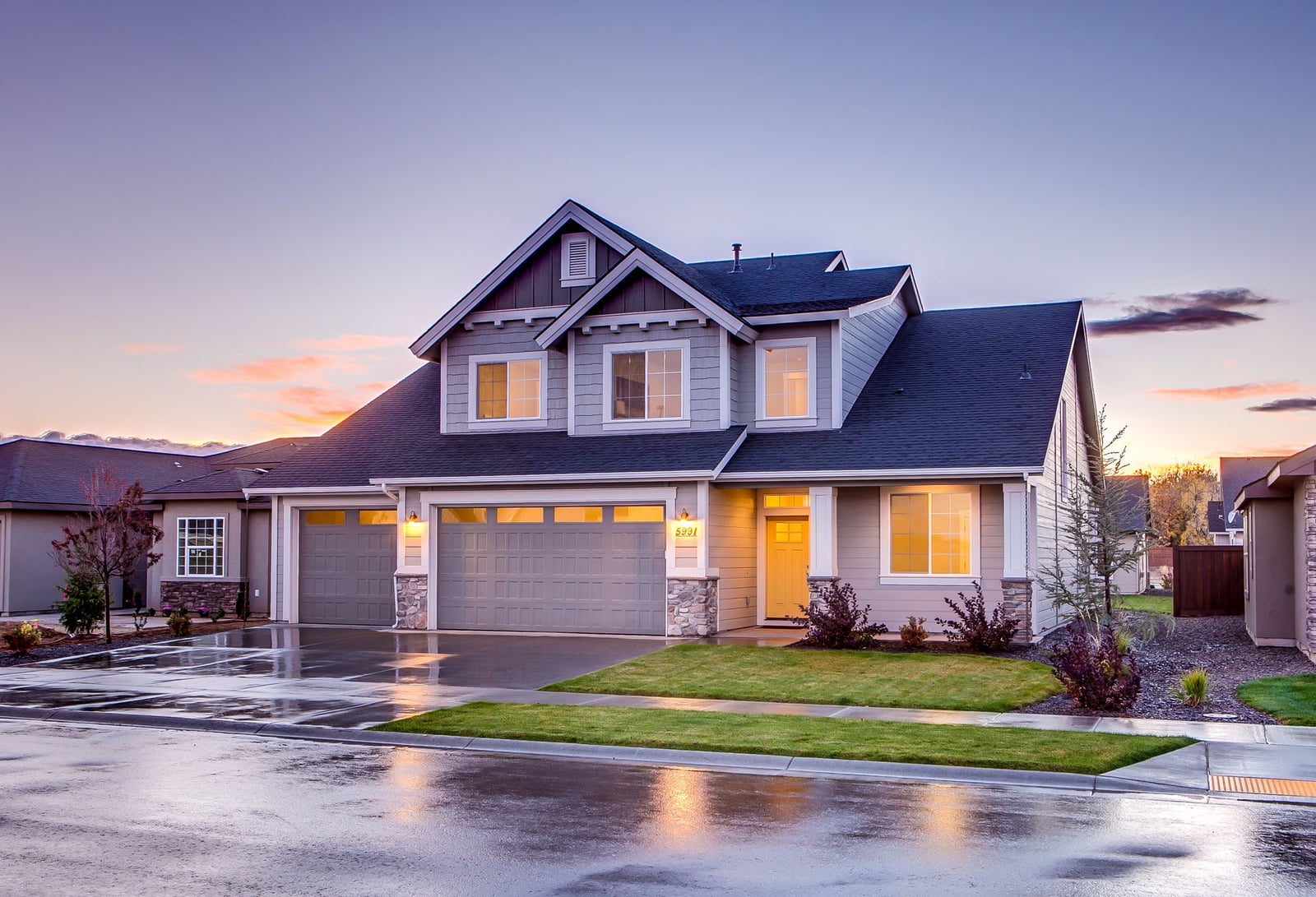 House exterior representing an energy-efficient roofing upgrade