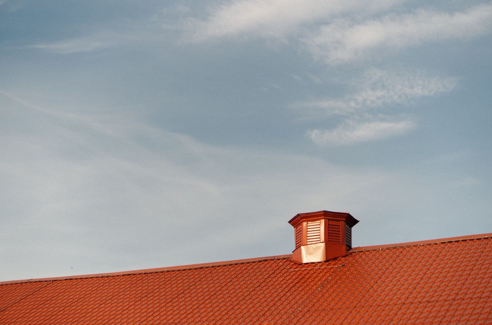 Static roof vent installed on a rooftop